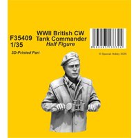 WWII British CW Tank Commander / Half Figure von CMK