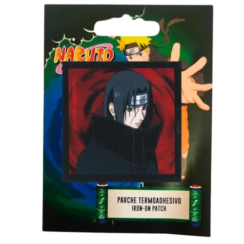 COMERCIAL MERCERA, Aufnäher Patches, Naruto, Aufnäher Ideal für Mützen, Jacken, T-Shirts oder Schultaschen, 100% Polyester (Bedruckter, Itachi) von CMM COMERCIAL MERCERA