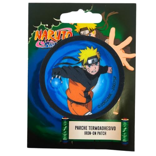 COMERCIAL MERCERA, Aufnäher Patches, Naruto, Aufnäher Ideal für Mützen, Jacken, T-Shirts oder Schultaschen, 100% Polyester (Bedruckter, Naruto Shippuden) von CMM COMERCIAL MERCERA