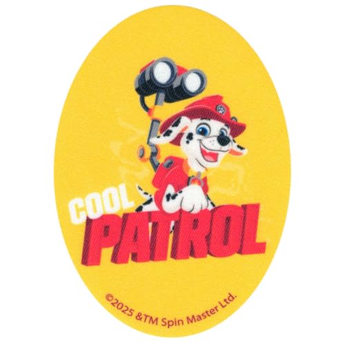 COMERCIAL MERCERA, Aufnäher Patches, Paw Patrol, Knieflicken, Ideal zum Reparieren von Hosen und Jacken, Gedruckt, 100% Polyester (Marshall 2) von CMM COMERCIAL MERCERA