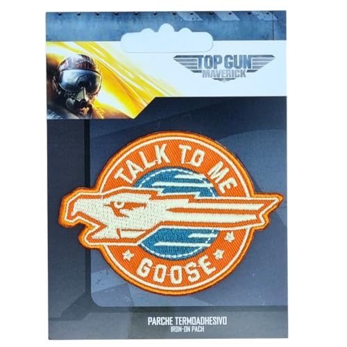 COMERCIAL MERCERA, Top Gun Aufnäher Patches, Goose, Originale, Aufnäher Ideal für Mützen, Jacken, T-Shirts oder Schultaschen, 100% Polyester COMERCIAL MERCERA, Top Gun Aufnäher Patches, Goose, Originale, Aufnäher Ideal für Mützen, Jacken, T-Shirts oder Schultaschen, 100% Polyester von CMM COMERCIAL MERCERA