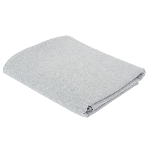 Grey Cotton Tablecloth 140 x 250 cm von CMP