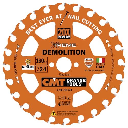 CMT ORANGE TOOLS 286.760.24H - KREISSÄGEBLÄTTER 160x2.3/1.2x20 Z24 ATB von CMT ORANGE TOOLS