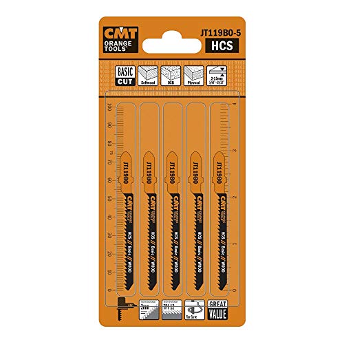CMT ORANGE TOOLS JT119BO-5-5 HCS-STICHSÄGEBLÄTTER FÜR GEBOGENES UND FEINES HOLZ 76X2X12TPI CMT ORANGE TOOLS JT119BO-5-5 HCS-STICHSÄGEBLÄTTER FÜR GEBOGENES UND FEINES HOLZ 76X2X12TPI von CMT ORANGE TOOLS