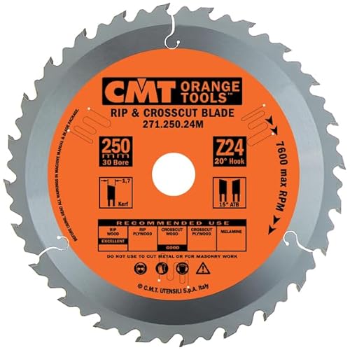 CMT Orange Tools 271.235.36L - Kreissägeblatt (Ultra ITK) HW 235x1.7/1.2x25 Z36 FTG+ATB von CMT ORANGE TOOLS