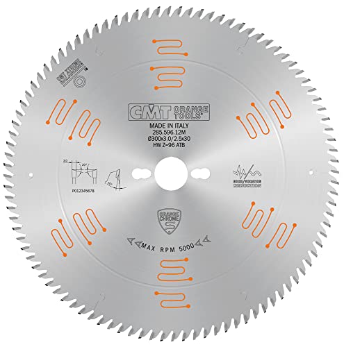 CMT Orange Tools 285.596.12M - Kreissägeblatt Chrome für Rahmen HW 300x3.0/2.5x30 Z96 ATB CMT Orange Tools 285.596.12M - Kreissägeblatt Chrome für Rahmen HW 300x3.0/2.5x30 Z96 ATB von CMT ORANGE TOOLS