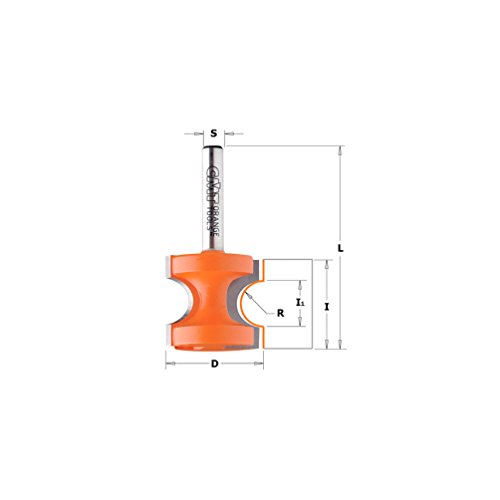 Cmt orange Tools 954,003,11 halbrund HM Erdbeere 8 R S D 25,4 4,8 von CMT