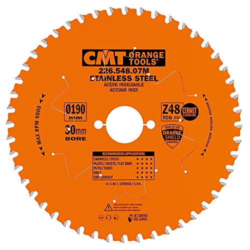 CMT ORANGE TOOLS 226.548.07M - HM-KREISSÄGEBLATT FÜR EDELSTAHL 190X1,8/1,4X30 Z48 FWF CMT ORANGE TOOLS 226.548.07M - HM-KREISSÄGEBLATT FÜR EDELSTAHL 190X1,8/1,4X30 Z48 FWF von CMT