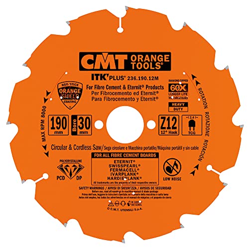 CMT ORANGE TOOLS 236.125.07 - KREISSÄGEBLAT AUS DIAMANT FÜR FASERZEMENT D=125X2.0/1.4X22.23 Z7 TCG CMT ORANGE TOOLS 236.125.07 - KREISSÄGEBLAT AUS DIAMANT FÜR FASERZEMENT D=125X2.0/1.4X22.23 Z7 TCG von CMT