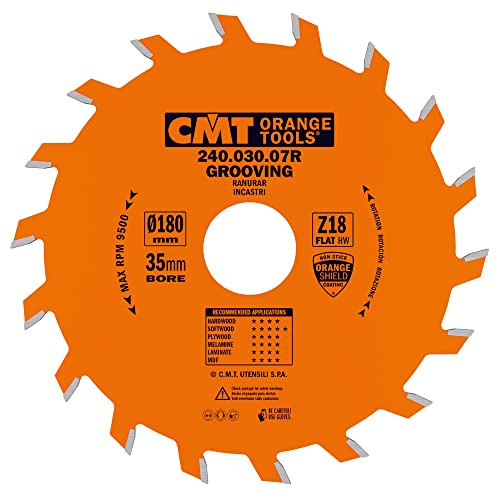CMT ORANGE TOOLS 240.030.07R - NUTKREISSÄGEBLATT 180X3X35 Z=18 FLACHZAHN von CMT ORANGE TOOLS
