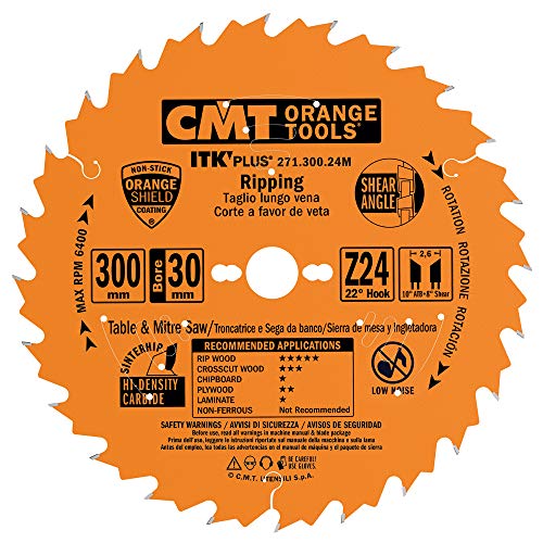 CMT ORANGE TOOLS 271.300.24M - ITK PLUS KREISSÄGEBLATT HM 300X2.6X30 Z24 ATB+S CMT ORANGE TOOLS 271.300.24M - ITK PLUS KREISSÄGEBLATT HM 300X2.6X30 Z24 ATB+S von CMT ORANGE TOOLS