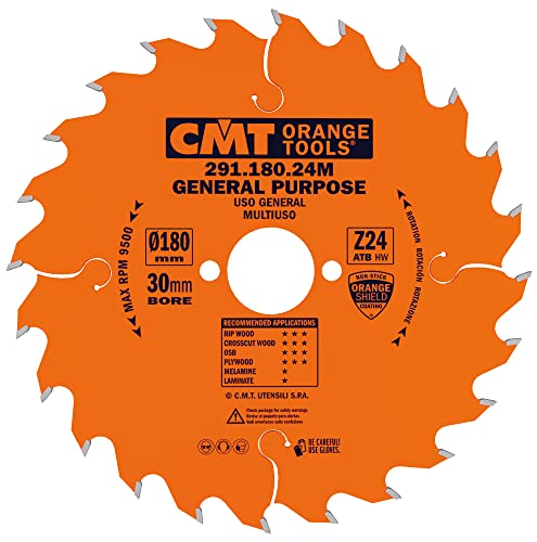 CMT ORANGE TOOLS 291.180.24M - UNIVERSELL-HANDKREISSÄGE - QUERSCHNITT 180X2.6X30 Z=24 WECHSELZAHN CMT ORANGE TOOLS 291.180.24M - UNIVERSELL-HANDKREISSÄGE - QUERSCHNITT 180X2.6X30 Z=24 WECHSELZAHN von CMT