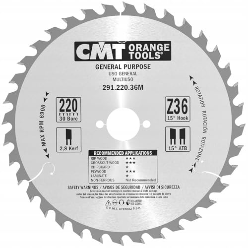 CMT ORANGE TOOLS 291.220.36M - UNIVERSELL-HANDKREISSÄGE - QUERSCHNITT 220X2.8X30 Z=36 WECHSELZAHN CMT ORANGE TOOLS 291.220.36M - UNIVERSELL-HANDKREISSÄGE - QUERSCHNITT 220X2.8X30 Z=36 WECHSELZAHN von CMT