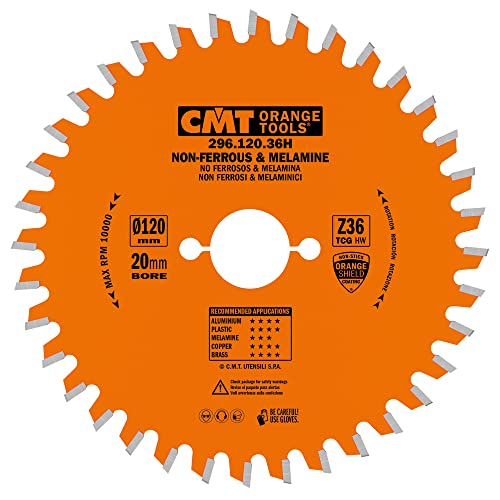 CMT ORANGE TOOLS 296.120.36H - HM-KREISSÄGEBLATT FÜR EISENFREIES MATERIAL 120X1.8X20 Z36 TCG von CMT