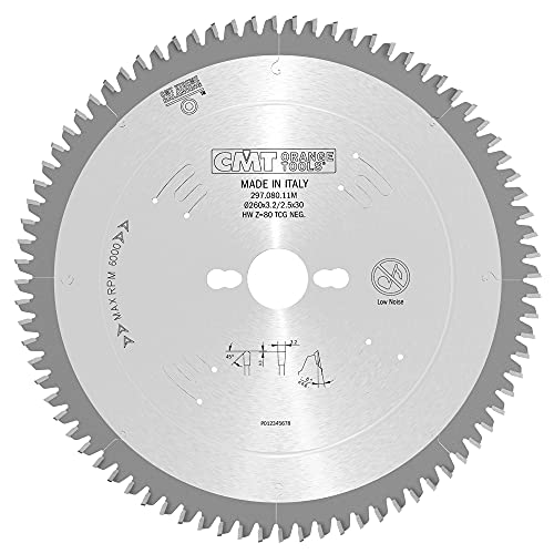 CMT ORANGE TOOLS 297.080.11M - KREISSÄGEBLATT FÜR EISENFREIE LAMINA/PLAS 260X3.2/2.5X30 Z80 CMT ORANGE TOOLS 297.080.11M - KREISSÄGEBLATT FÜR EISENFREIE LAMINA/PLAS 260X3.2/2.5X30 Z80 von CMT ORANGE TOOLS