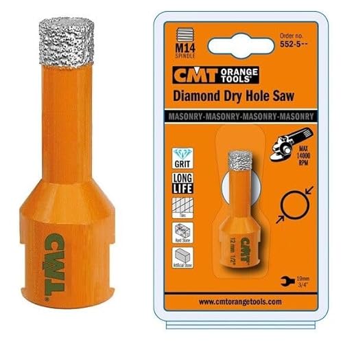 CMT ORANGE TOOLS 552-514 - LOCHSÄGE FÜR MARMOR/GRANIT S=M14 D=14X15X60 von CMT
