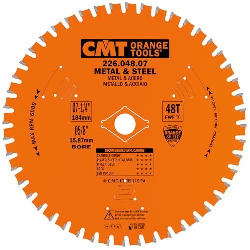 CMT Orange Tools 226.048.07 - Kreissägeblatt für Metalle und PVC HW 184x2.0/1.6x15.88<> Z48 FWF CMT Orange Tools 226.048.07 - Kreissägeblatt für Metalle und PVC HW 184x2.0/1.6x15.88<> Z48 FWF von CMT
