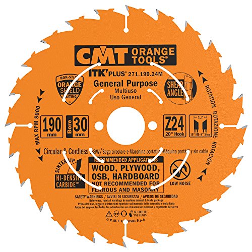 CMT Orange Tools 271,190.24 m-sega Kreissägeblatt Ultra ITK 1,5) 190 x 30 x 24 Z von CMT