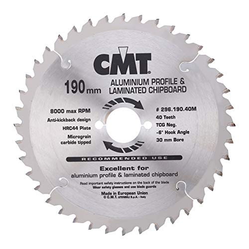 CMT Orange Tools Kreissägeblatt HW 190 x 2,8 / 2,2 x 30 Z=64 TCG - 296.190.64M - für eisenfreies Material, Plastik und Laminat CMT Orange Tools Kreissägeblatt HW 190 x 2,8 / 2,2 x 30 Z=64 TCG - 296.190.64M - für eisenfreies Material, Plastik und Laminat von CMT