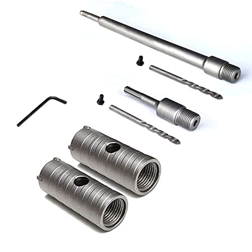 2pcs 30mm SDS-wandbohrer, Beton Backsteinmauer Hartmetall Bohrer Mit 110mm 350mm Rundgriff, Hohe Festigkeit, Stabilität, Schnelles Bohren Für Klimaanlagen, Drähte, Waschmaschinen, Rohrstanzungen Usw. 2pcs 30mm SDS-wandbohrer, Beton Backsteinmauer Hartmetall Bohrer Mit 110mm 350mm Rundgriff, Hohe Festigkeit, Stabilität, Schnelles Bohren Für Klimaanlagen, Drähte, Waschmaschinen, Rohrstanzungen Usw. von CMYKZONE