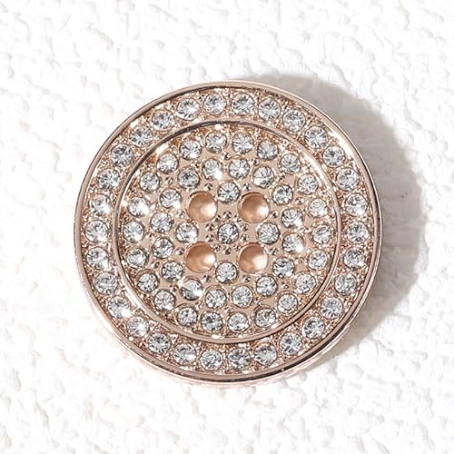 CMZZM 10 Stück 15/18/20/23 mm 4 Augen runde Strassknöpfe für Strickjacken Perlenknöpfe zum Nähen Strass-Ösenknopf-Nähzubehör CMZZM 10 Stück 15/18/20/23 mm 4 Augen runde Strassknöpfe für Strickjacken Perlenknöpfe zum Nähen Strass-Ösenknopf-Nähzubehör von CMZZM