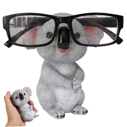 Brillenhalter stehend Koala EyeGlass Stand mit Smile Face & Big Ohr 4, 7 -Zoll -Dekorationshalter Stand für Zuhause, Büro, Schule, Koala -Geschenke.. von CNAFGBGG
