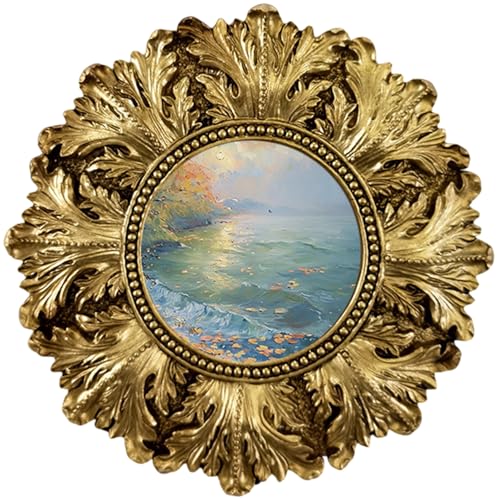 CNAFGBGG 1pc Gold -Bildrahmen europäischer Stil rundes Harz antike Bilderrahmen mit Perlenrand, Exquisite Bilderrahmen für Tischplatten, Wohnkultur, Hochzeit, Abschluss CNAFGBGG 1pc Gold -Bildrahmen europäischer Stil rundes Harz antike Bilderrahmen mit Perlenrand, Exquisite Bilderrahmen für Tischplatten, Wohnkultur, Hochzeit, Abschluss von CNAFGBGG