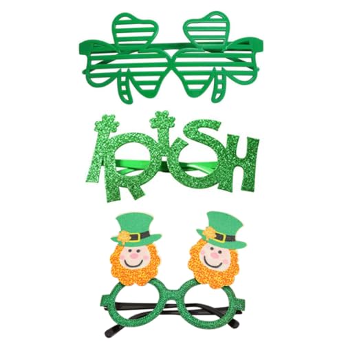 CNAFGBGG St. Patrick's Day Stirnbandgläser Irish Foto Requisiten Accessoire für Partyversorgungsbriefe... von CNAFGBGG