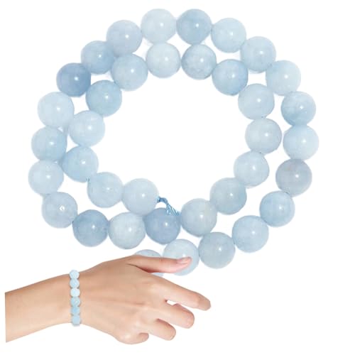 Runde Perlen 63pcs/Set 6 mm natürliche echte lose Perlen DIY RUND für Armbänder hellblauer Kristallenergiestein für Armbänder, Schmuckherstellung. Runde Perlen 63pcs/Set 6 mm natürliche echte lose Perlen DIY RUND für Armbänder hellblauer Kristallenergiestein für Armbänder, Schmuckherstellung. von CNAFGBGG