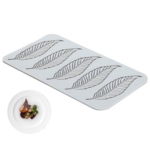 Spitze Silikonform 5 Hohlraumform Tuille Formen DIY Nicht-Stick-Spitzenform Flexible Lebensmittelqualität wiederverwendbare hitzebeständige Silikonformen für Fondantschokolade.. von CNAFGBGG
