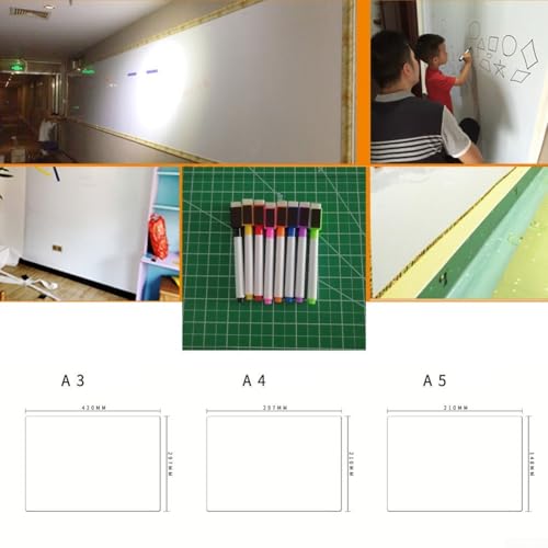 Trocken abwischbare magnetische Memoboard für Kühlschrank, stilvolle Pinnwand für Küche und Büroräume () von CNANRNANC