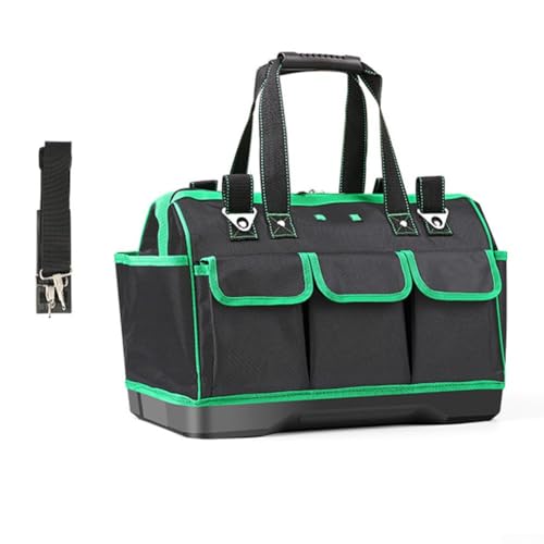 Wasserdichte Werkzeugtasche für Elektriker, große Kapazität, Oxford-Aufbewahrung für Zangen, Schraubenschlüssel und Zubehör (45,7 cm) von CNANRNANC