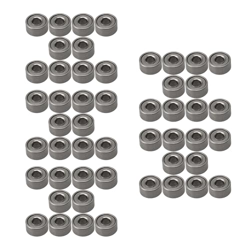 CNBTR MR52ZZ Miniatur-Kugellager, 2 x 5 x 2,5 mm, Titan-Farbe, für Elektrowerkzeug, 50 Stück CNBTR MR52ZZ Miniatur-Kugellager, 2 x 5 x 2,5 mm, Titan-Farbe, für Elektrowerkzeug, 50 Stück von CNBTR