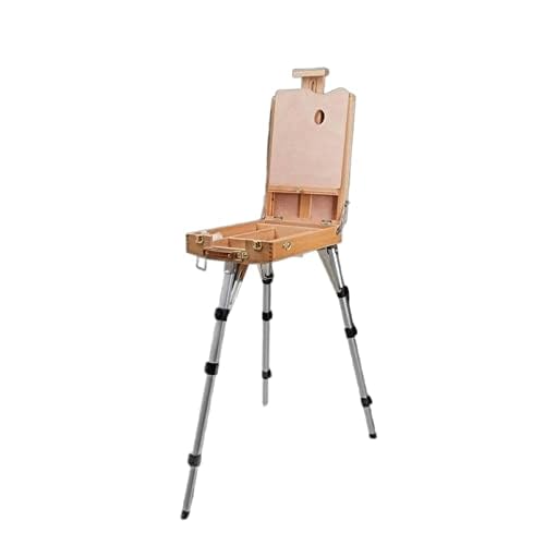 CNBYDK Staffelei aus Buchenholz, tragbarer Malstaffeleiständer, Künstlerbedarf, Staffeleibox, multifunktionaler, Verstellbarer Zeichenständer für Künstler, Bürobedarf CNBYDK Staffelei aus Buchenholz, tragbarer Malstaffeleiständer, Künstlerbedarf, Staffeleibox, multifunktionaler, Verstellbarer Zeichenständer für Künstler, Bürobedarf von CNBYDK