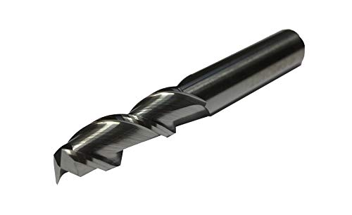 CNC QUALITÄT VHM- Schaftfräser Ø 1 bis 12 mm - Hartmetall Fräser für die Bearbeitung in Aluminium - Nutfräser mit 2 Schneiden - 8 mm von CNC QUALITÄT