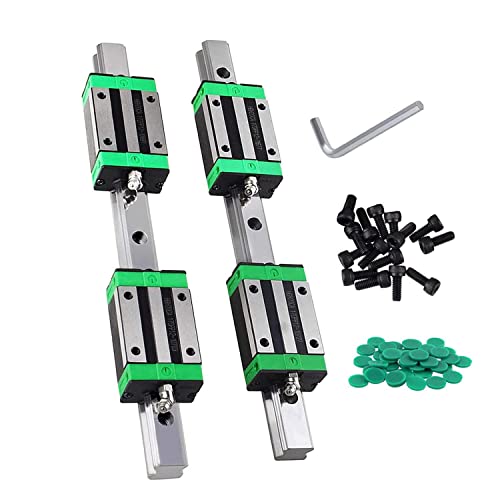 CNCMANS HGR15 Linearführung Set Linearschiene 2 Stücke HGR15-600mm Führungsschiene mit 4 Stück HGH15CA Linearlager Lagerblock + Linearführung Abdeckung C4 + M4*16mm Linsenkopfschraube CNCMANS HGR15 Linearführung Set Linearschiene 2 Stücke HGR15-600mm Führungsschiene mit 4 Stück HGH15CA Linearlager Lagerblock + Linearführung Abdeckung C4 + M4*16mm Linsenkopfschraube von CNCMANS