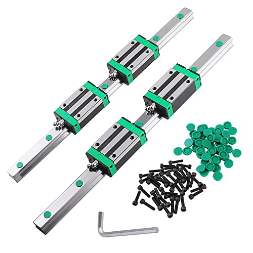 CNCMANS HGR25 Linearführung Set Linearschiene 2 Stücke HGR25-500mm Führungsschiene mit 4 Stück HGH25CA Linearlager Lagerblock + Linearführung Abdeckung C6 + M6*16mm Linsenkopfschraube CNCMANS HGR25 Linearführung Set Linearschiene 2 Stücke HGR25-500mm Führungsschiene mit 4 Stück HGH25CA Linearlager Lagerblock + Linearführung Abdeckung C6 + M6*16mm Linsenkopfschraube von CNCMANS