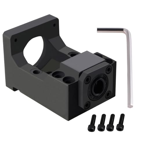 CNCYEAH Nema 23 Schrittmotor,Motorhalfter, Drehmaschine mit hoher Zähigkeit CNC-Zubehör Integrierte Motorhalterung für 57 mm Nema 23 Motor und 10 mm BallScrew(MBK10-57) von CNCYEAH