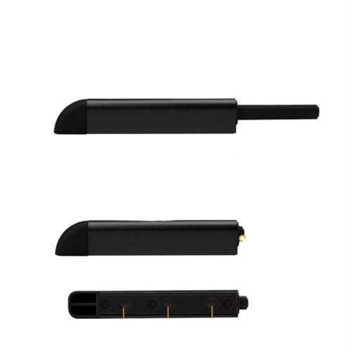 CNDBAHHE Für Öffnen der Türverschlüsse drücken. 8 Stück Schrankfänge Dämpfer Puffer Türstopper Legierung for Öffnen Touch Release Türfang Rückprallgerät Möbelbeschläge(Black) von CNDBAHHE