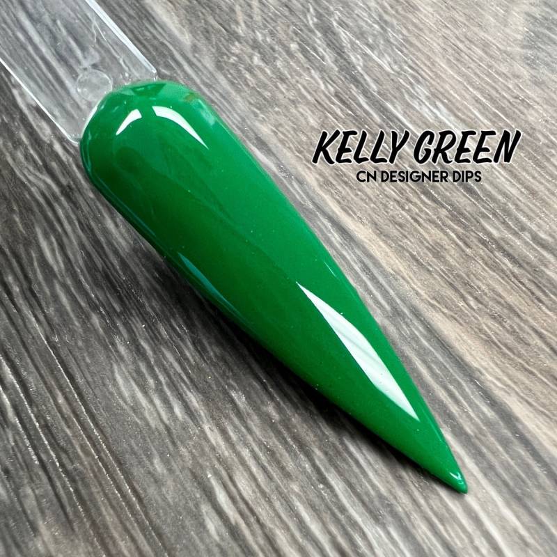Kelly Green - Dip Pulver, Nail Dippulver Für Nägel, Nagelpulver, Acryl, Acrylnagel von CNDesignerDips