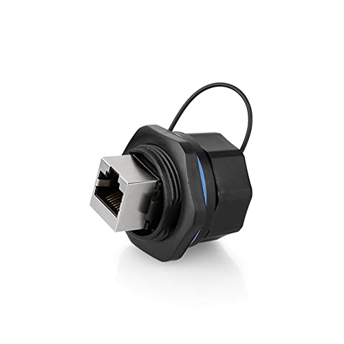 CNLINKO YT-RJ45 Industrieller Wasserdichter Steckverbinder IP65 Rundsteckverbinder Luftfahrtstecker PBT-Gehäusestecker Aviation-Anschluss Steckverbinder für RJ45-Kabel Weibliche Steckdose CNLINKO YT-RJ45 Industrieller Wasserdichter Steckverbinder IP65 Rundsteckverbinder Luftfahrtstecker PBT-Gehäusestecker Aviation-Anschluss Steckverbinder für RJ45-Kabel Weibliche Steckdose von CNLINKO