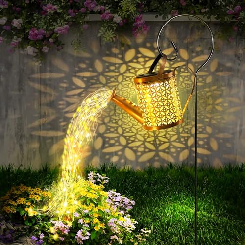 CNMTCCO Solarlampen für außen,Solar giesskanne für außen,Modern Style Decor, Garden Lights With Star Shower,Mit Hirtenhaken, Vintage Fairy Lights CNMTCCO Solarlampen für außen,Solar giesskanne für außen,Modern Style Decor, Garden Lights With Star Shower,Mit Hirtenhaken, Vintage Fairy Lights von CNMTCCO