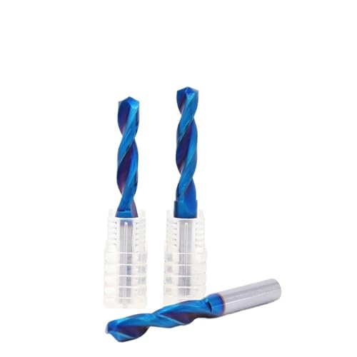 3 mm-4,9 mm Spiralbohrer, blau, Spiralnut, 1 Stück(4.1mm 1pc) von CNWTNCSH