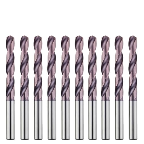 3 mm-4,9 mm x 60 mm Spiralnut-Spiralbohrer, 10 Stück(3.6mm 10pc) von CNWTNCSH