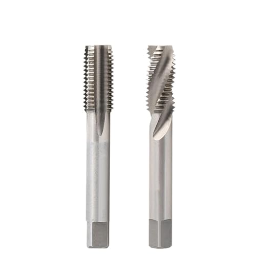 Schraubenmaschine Gewindebohrer Bohrer Gerade Spiralnut 2-56 4-40 5-40 6-32 8-32 12-24 3/16-24 1/4-20 1/2-13 1St(Straight Flute,1PC_ST2-56) von CNWTNCSH