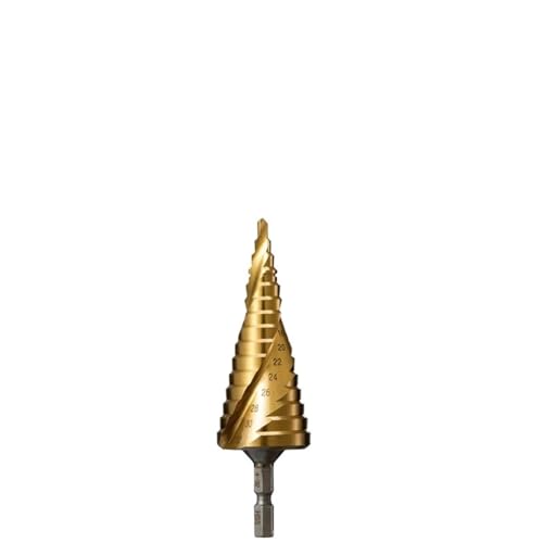 Stufenbohrer, Spirale, gerade, gerillt, Dreieck, Sechskant, Schnellwechselschaft, 1 Stück(4-20mm(9 Steps)) von CNWTNCSH