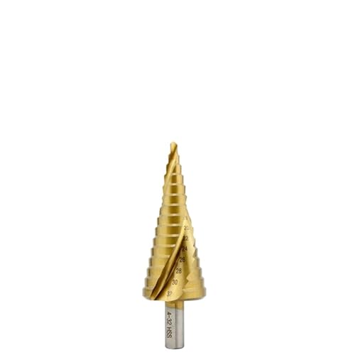 Stufenbohrer, Spirale, gerade, gerillt, Dreieck, Sechskant, Schnellwechselschaft, 1 Stück(6-25mm(10 Steps)) von CNWTNCSH
