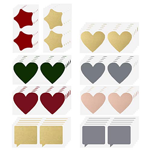 90 Stk Etiketten Abkratzen Aufkleber, CNYMANY 7,6cm Rubbelsticker Etiketten Selbstklebend Schälen und kleben DIY für Sammelalbum Spiele Party Geschenk Postkarte Förderung - Herz, Dialog, Sternförmig 90 Stk Etiketten Abkratzen Aufkleber, CNYMANY 7,6cm Rubbelsticker Etiketten Selbstklebend Schälen und kleben DIY für Sammelalbum Spiele Party Geschenk Postkarte Förderung - Herz, Dialog, Sternförmig von CNYMANY