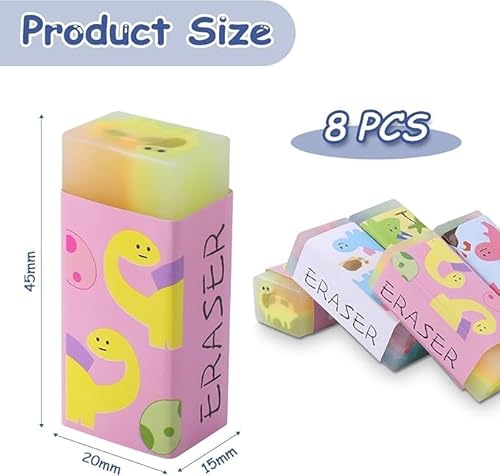 10 Dinosauriergummi Und 10 Fruchtgummi, Niedliche Schreibwaren, Schulmaterial, Kreative Radiergummis. 10 Dinosauriergummi Und 10 Fruchtgummi, Niedliche Schreibwaren, Schulmaterial, Kreative Radiergummis. von COACOM