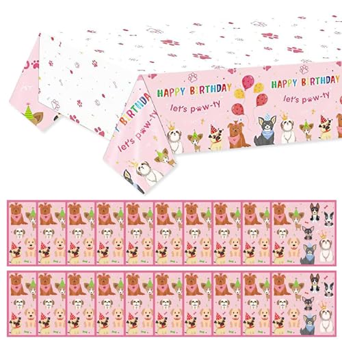 COACOM 1 Stück Cartoon Animal -Tischdecke Und 20 Stücke Taschentücher, Süße Tischdecke, Esstisch Accessoires, Partydekorationen, Hundeparty -Vorräte. COACOM 1 Stück Cartoon Animal -Tischdecke Und 20 Stücke Taschentücher, Süße Tischdecke, Esstisch Accessoires, Partydekorationen, Hundeparty -Vorräte. von COACOM